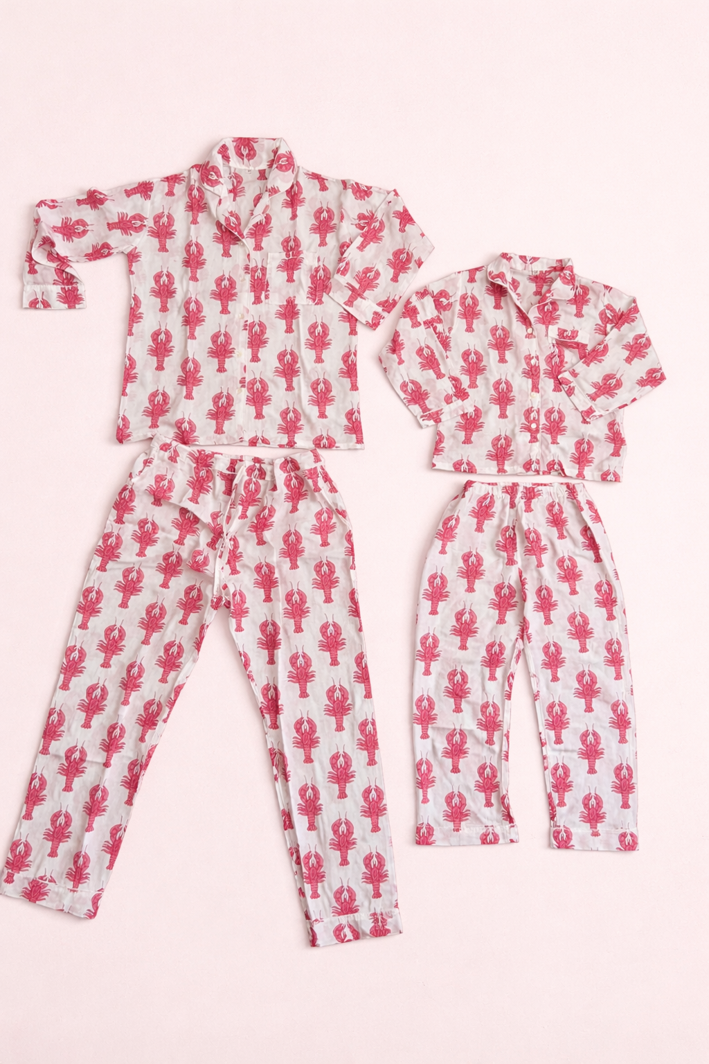 Lobster Long PJ set - Adult