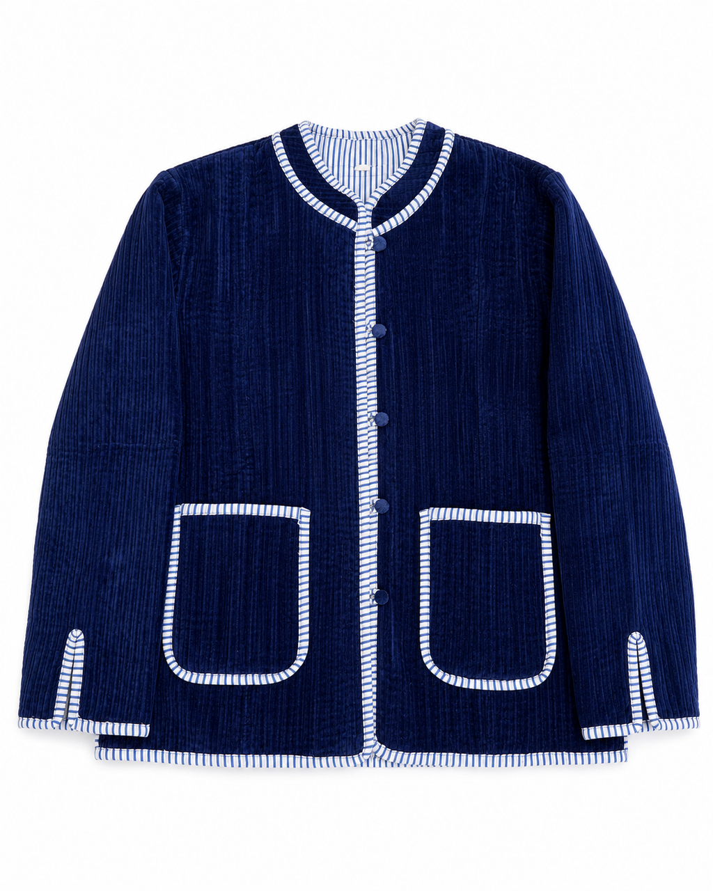 Velvet quilted jacket
