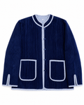 Velvet quilted jacket