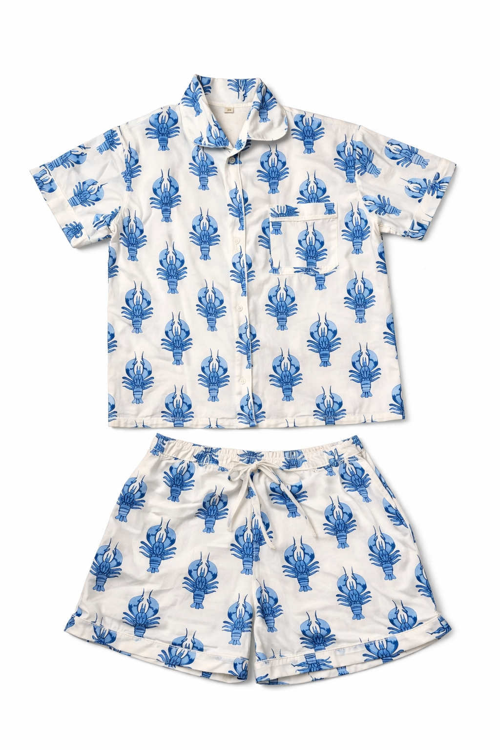 Lobster Short PJ set - Adult