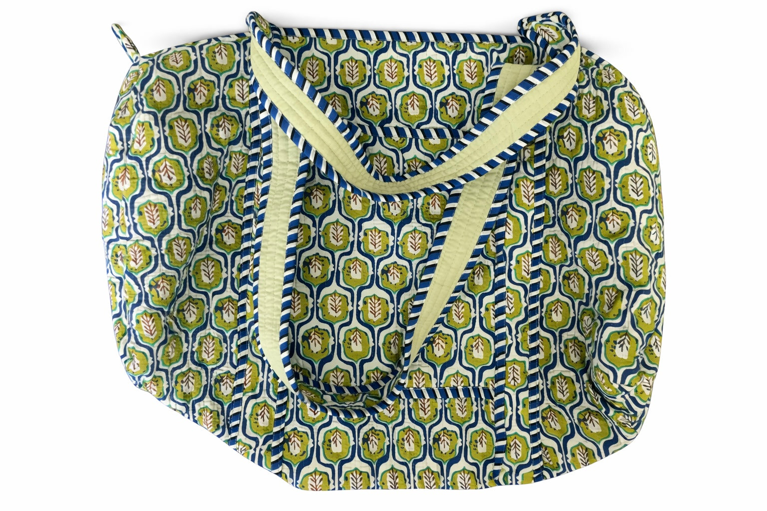 Quilted Cotton Duffle Bag