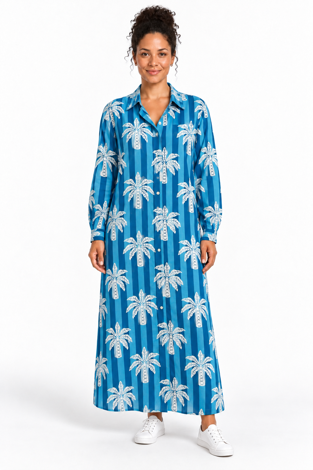 Cotton shirt dress