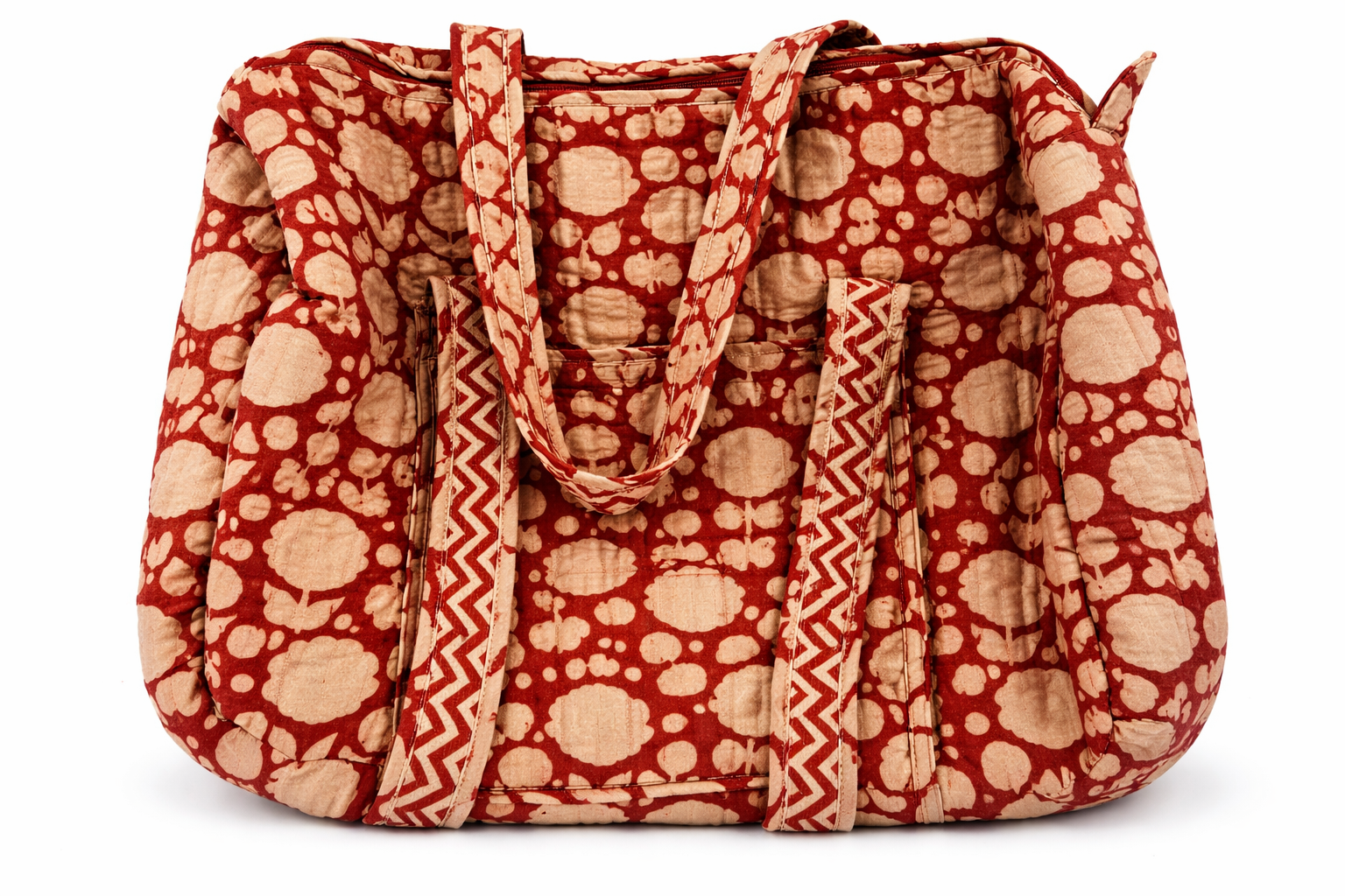 Quilted Cotton Duffle Bag