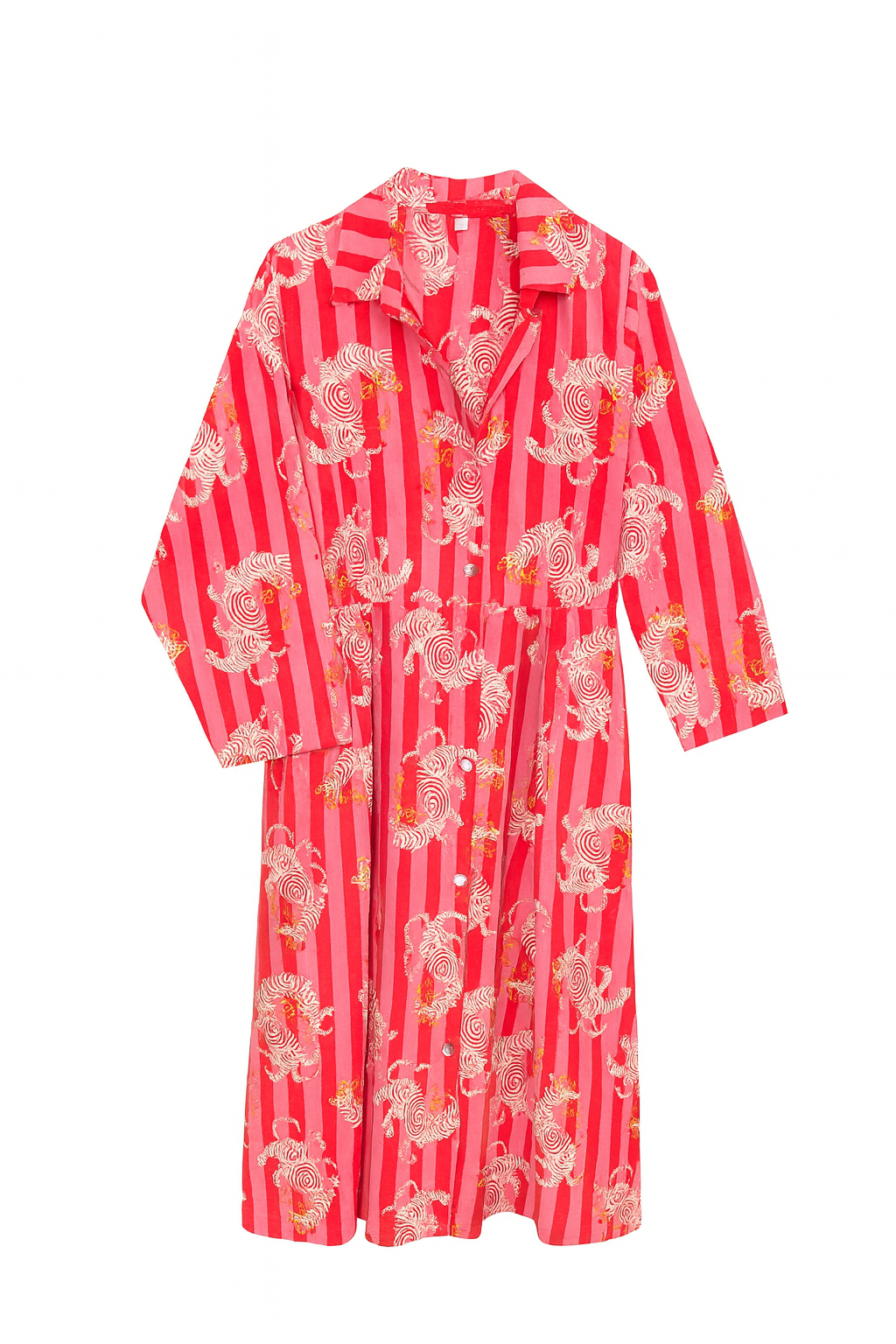 Cotton shirt dress
