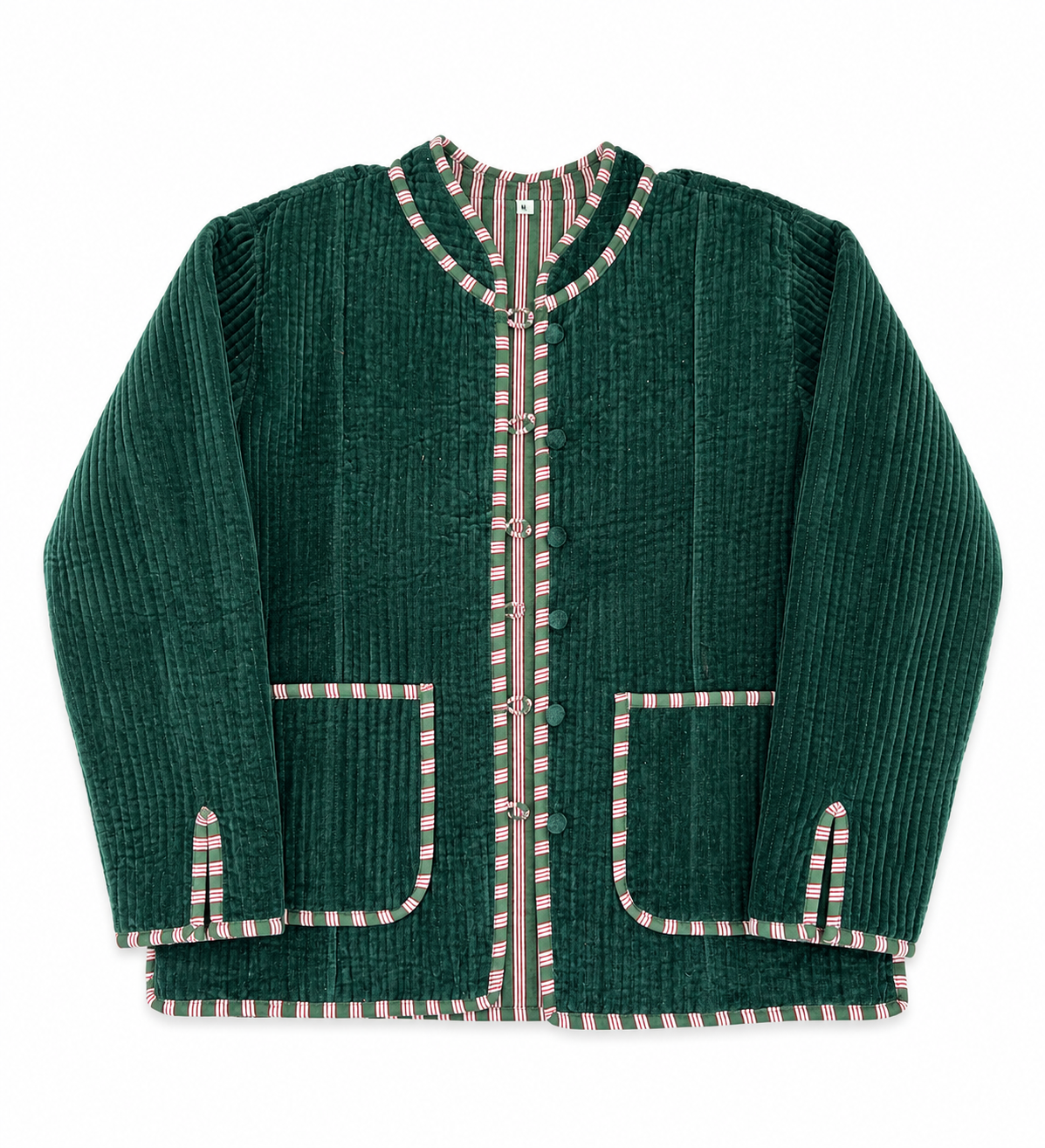 Velvet quilted jacket