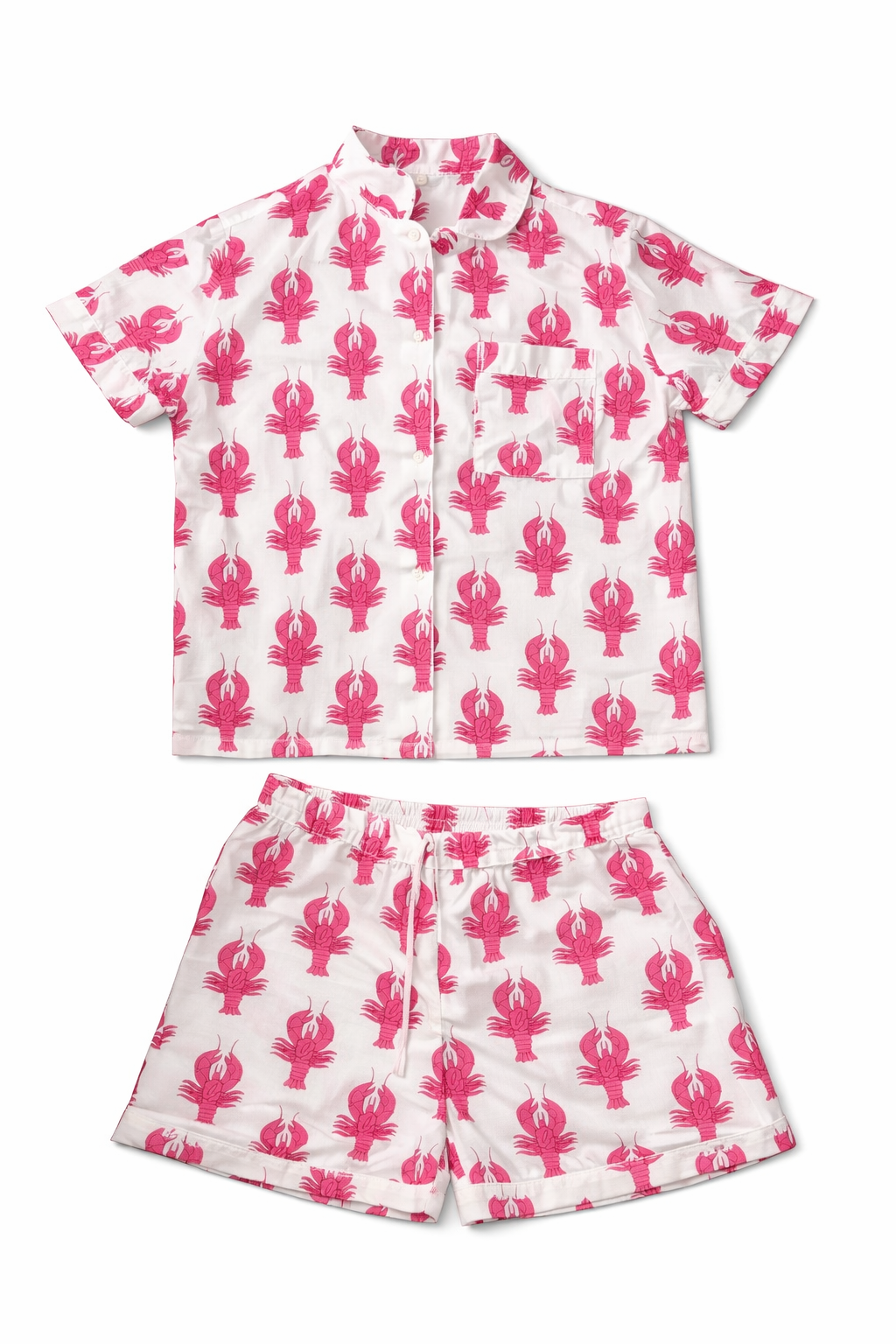 Lobster Short PJ set - Adult