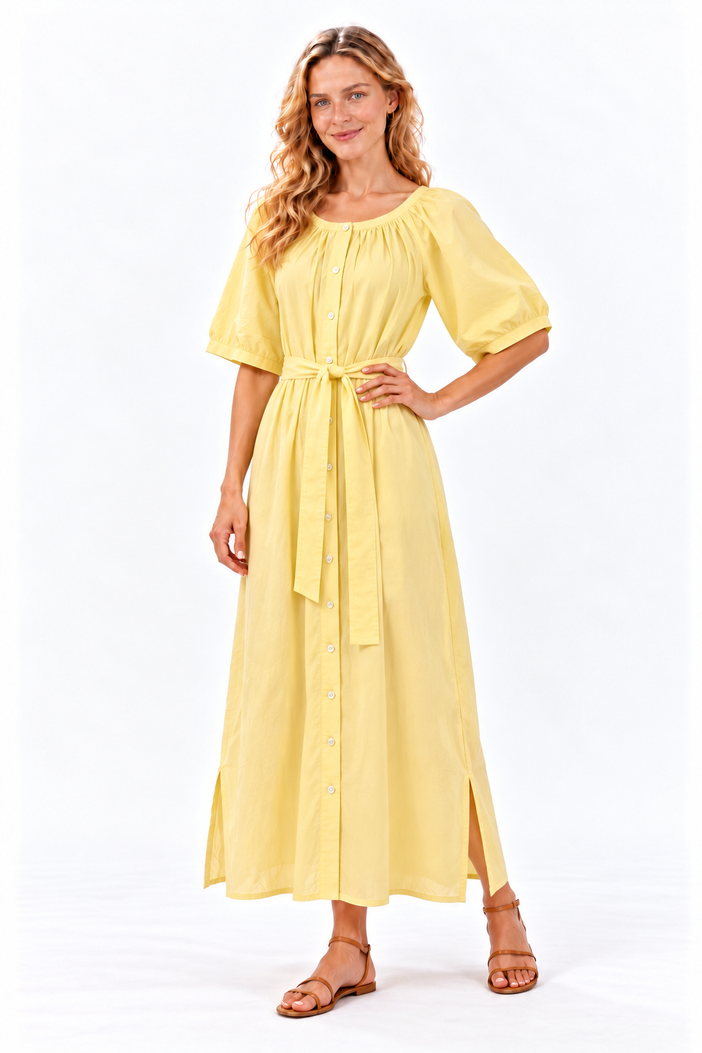 Short sleeve shirt dress