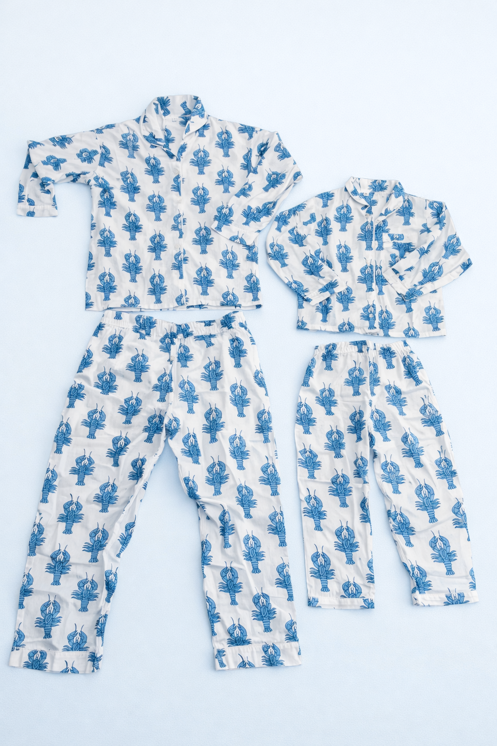 Lobster Long PJ set - Adult
