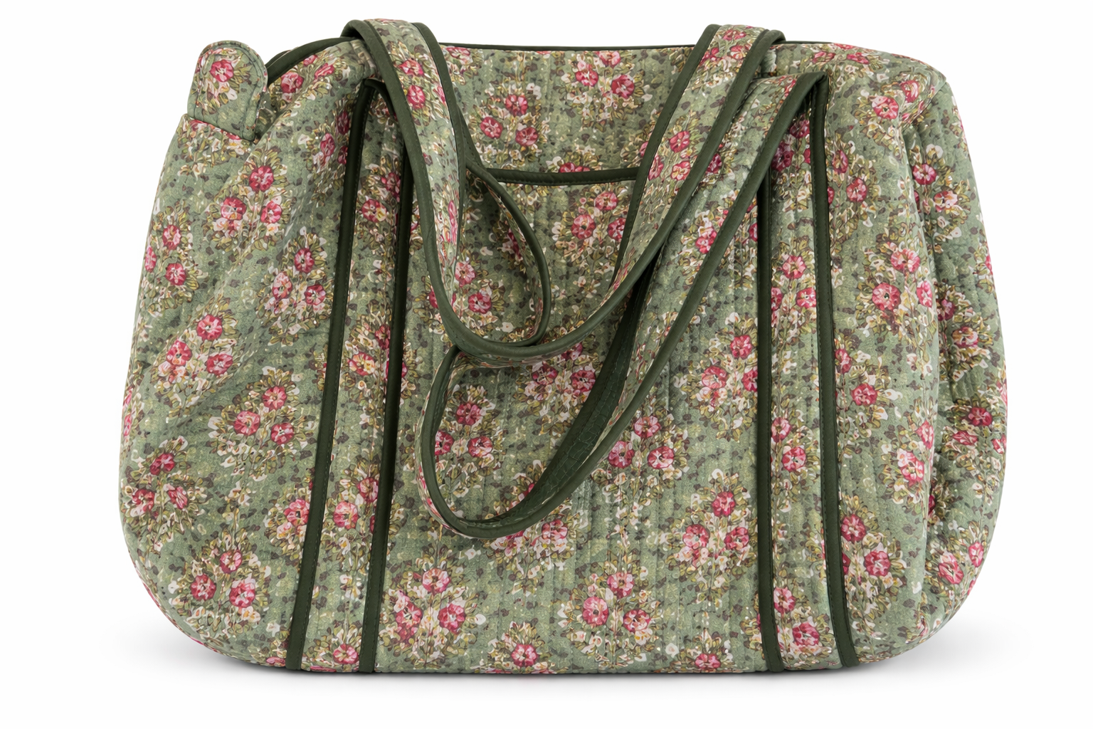 Quilted Cotton Duffle Bag