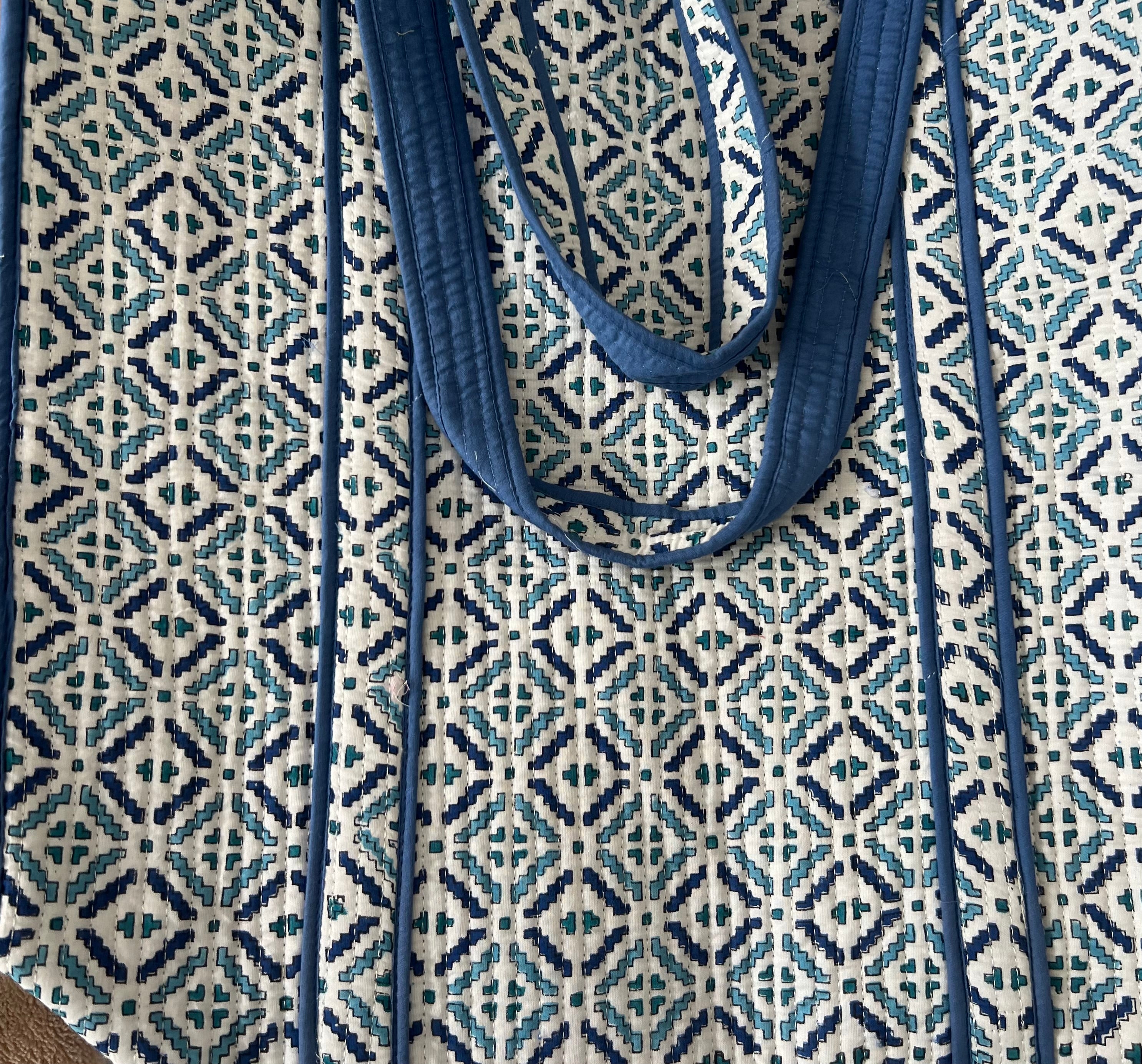 Quilted Cotton Tote bag
