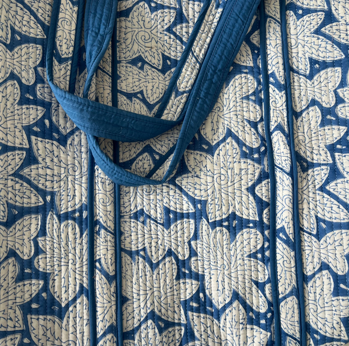 Quilted Large Cotton Tote bag