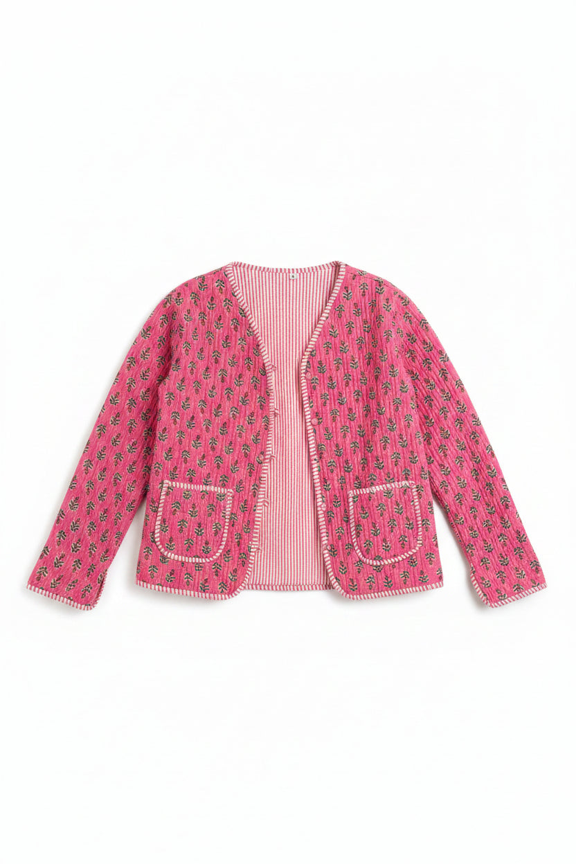 Quilted Reversable Cotton Jacket