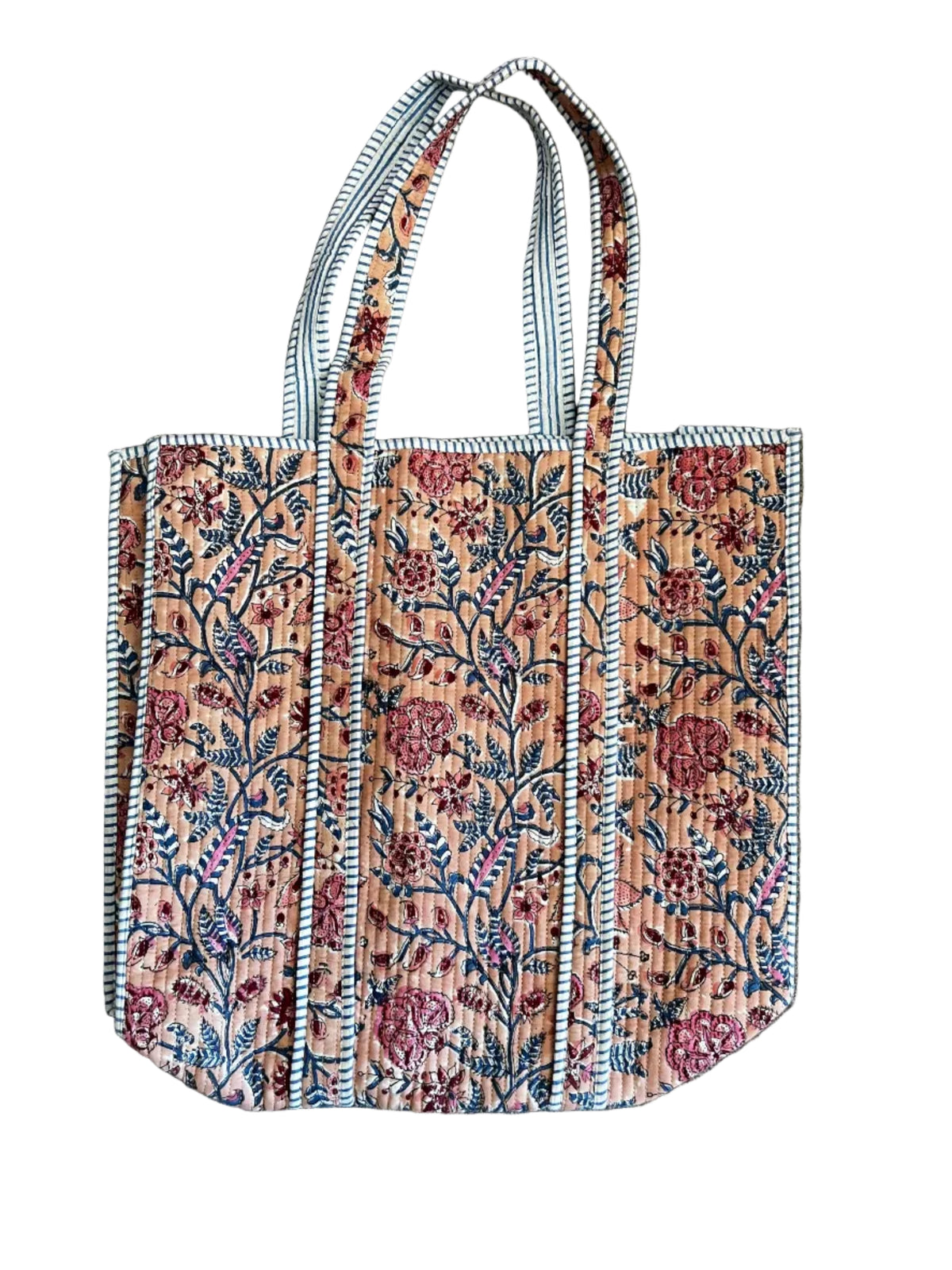 Quilted Large Cotton Tote bag
