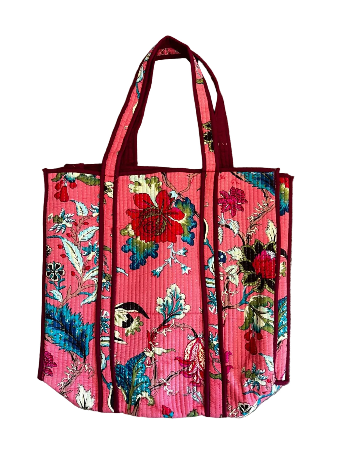 Quilted Large Cotton Tote bag