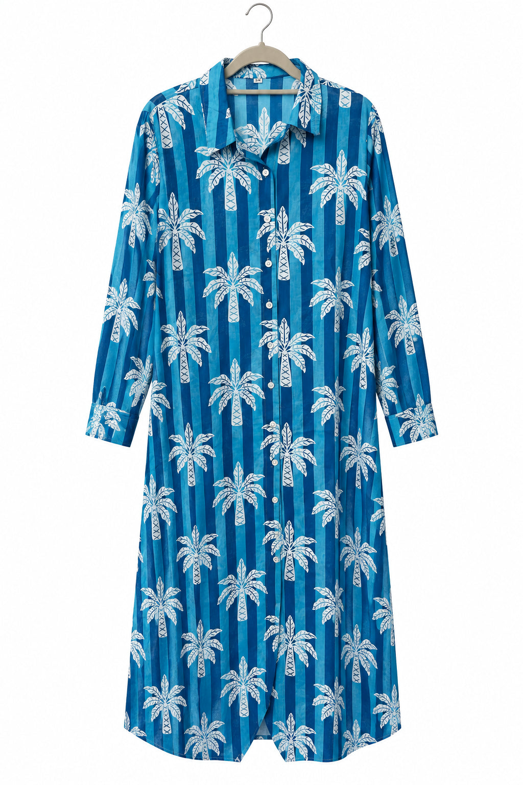 Cotton shirt dress