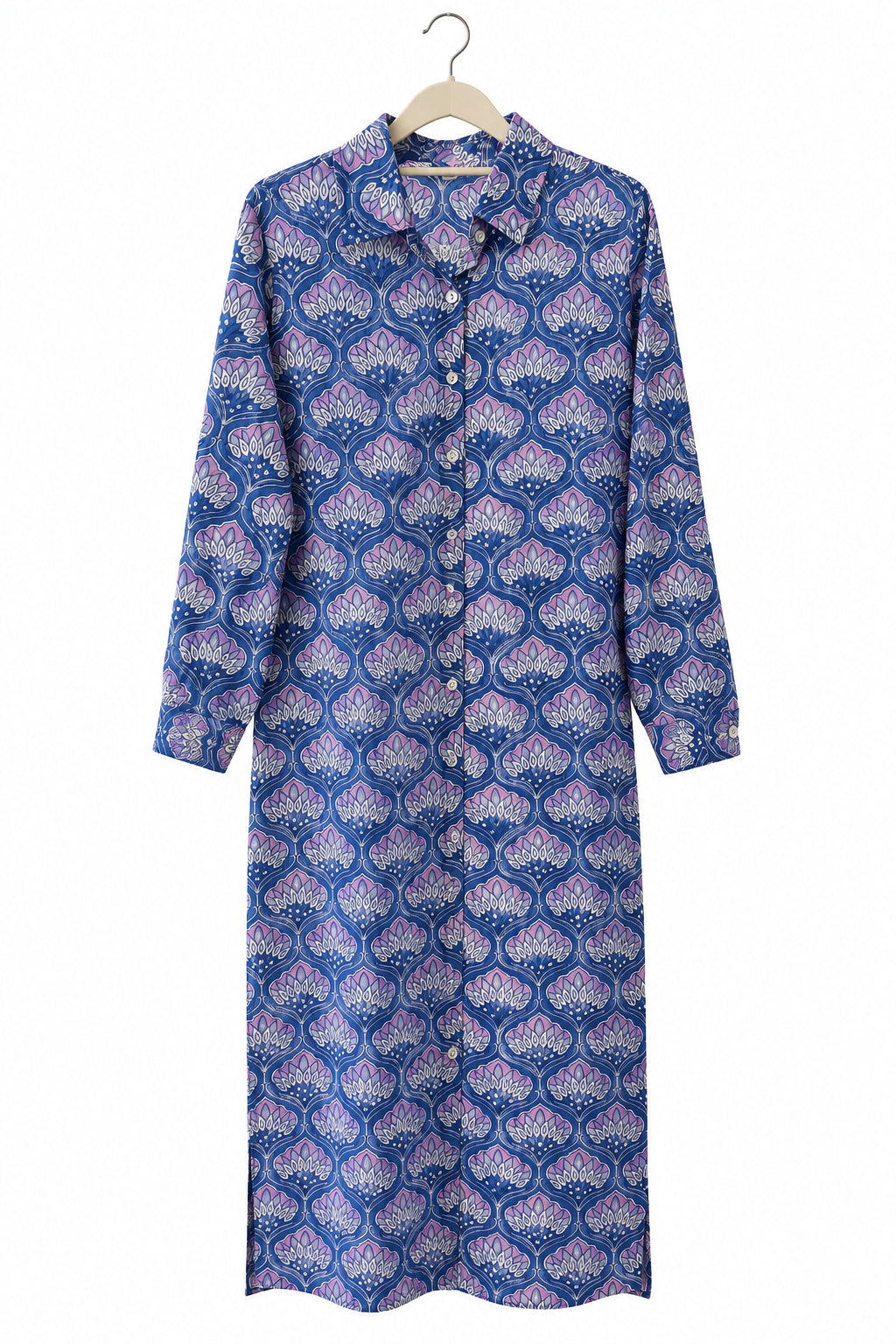 Cotton shirt dress