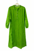Button Stripe Dress