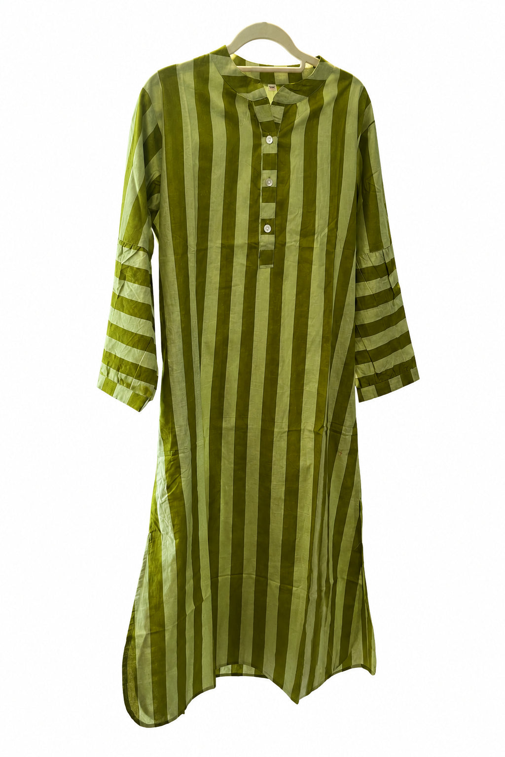 Button Stripe Dress