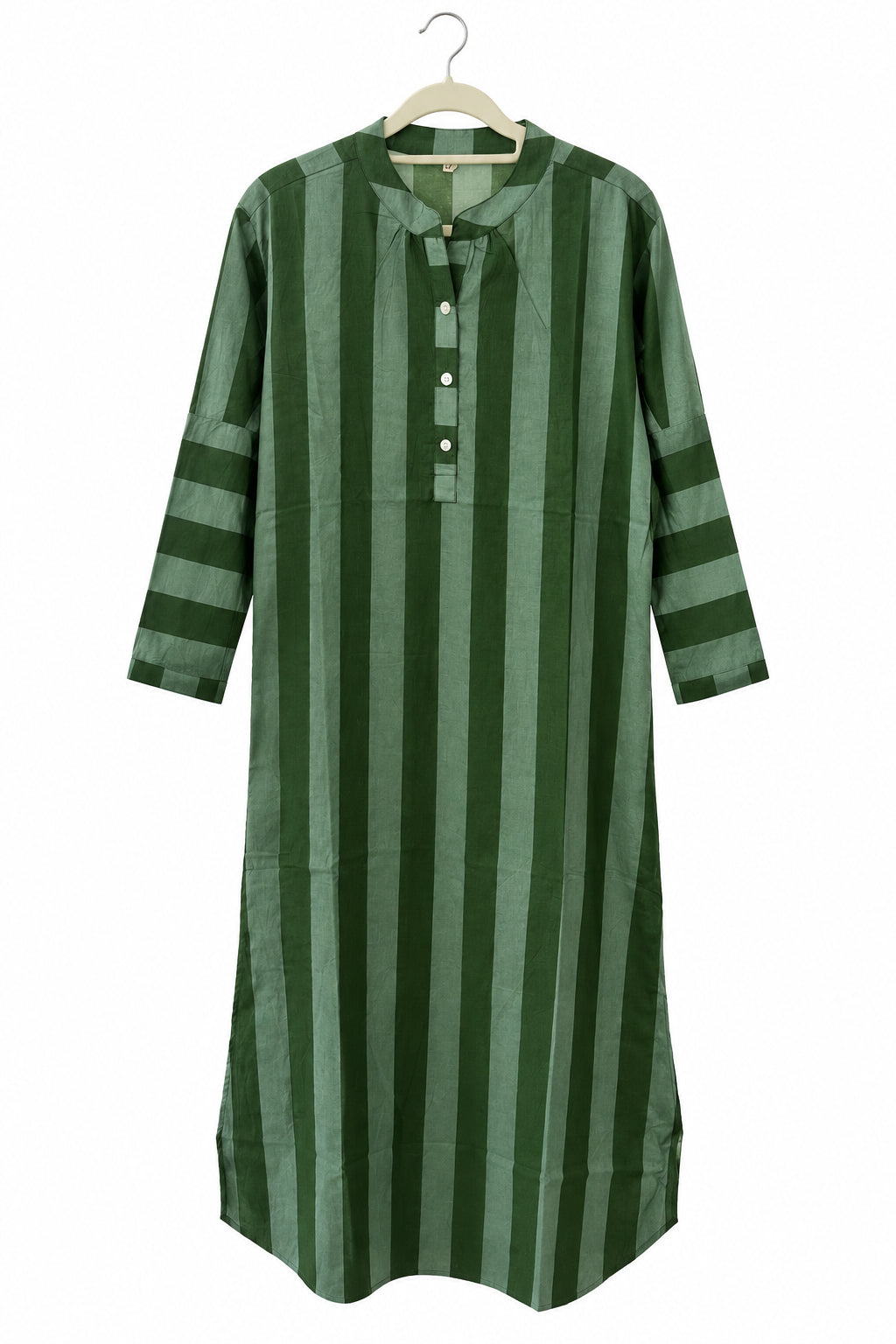 Button Stripe Dress