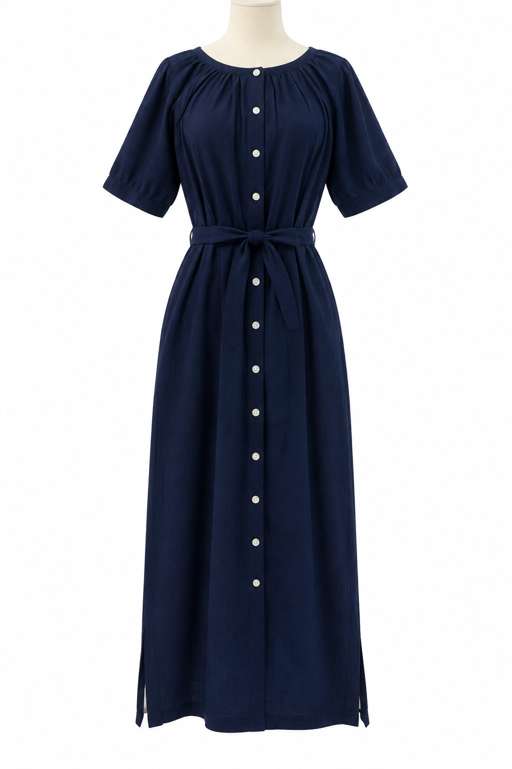 Short sleeve shirt dress