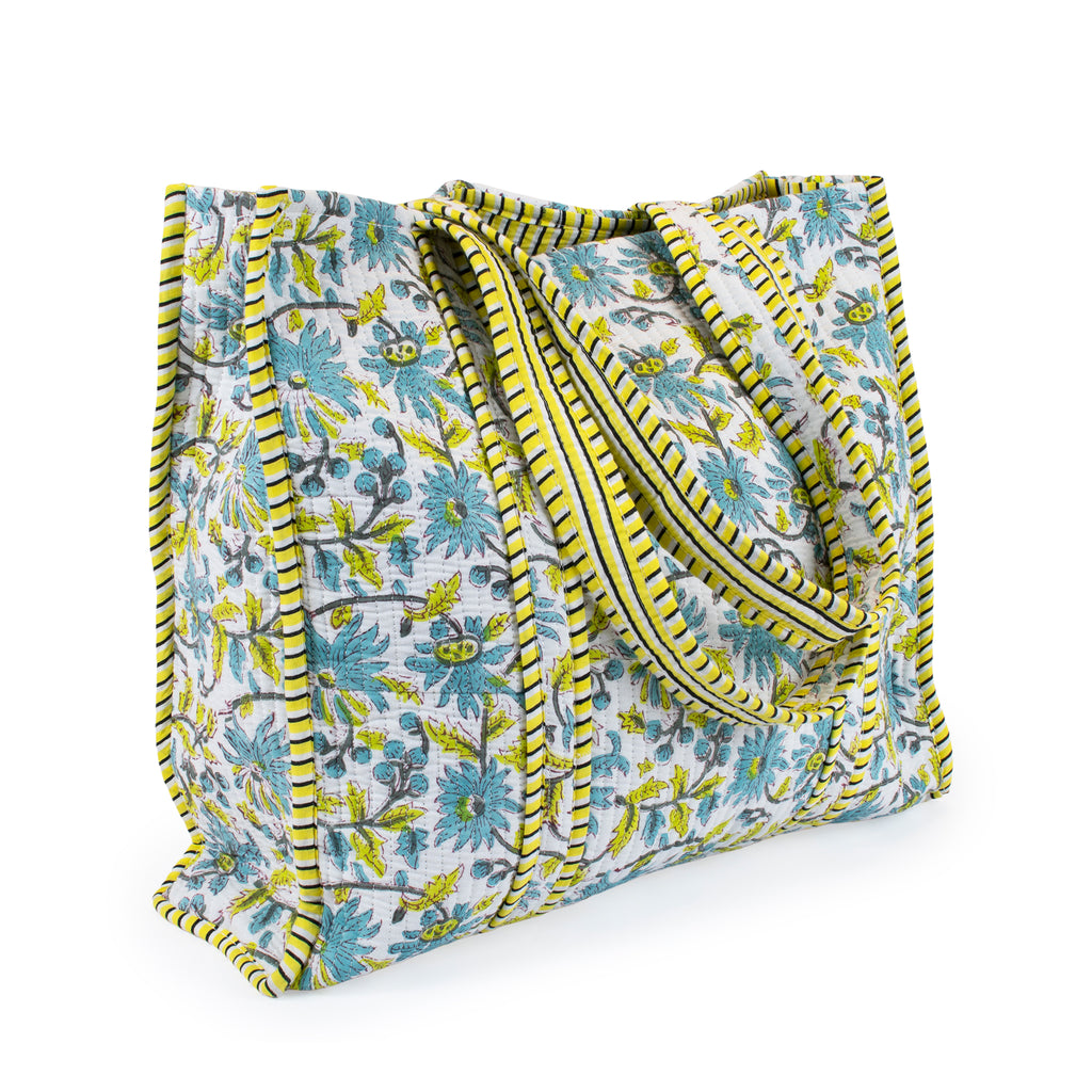 Quilted Cotton Tote bag