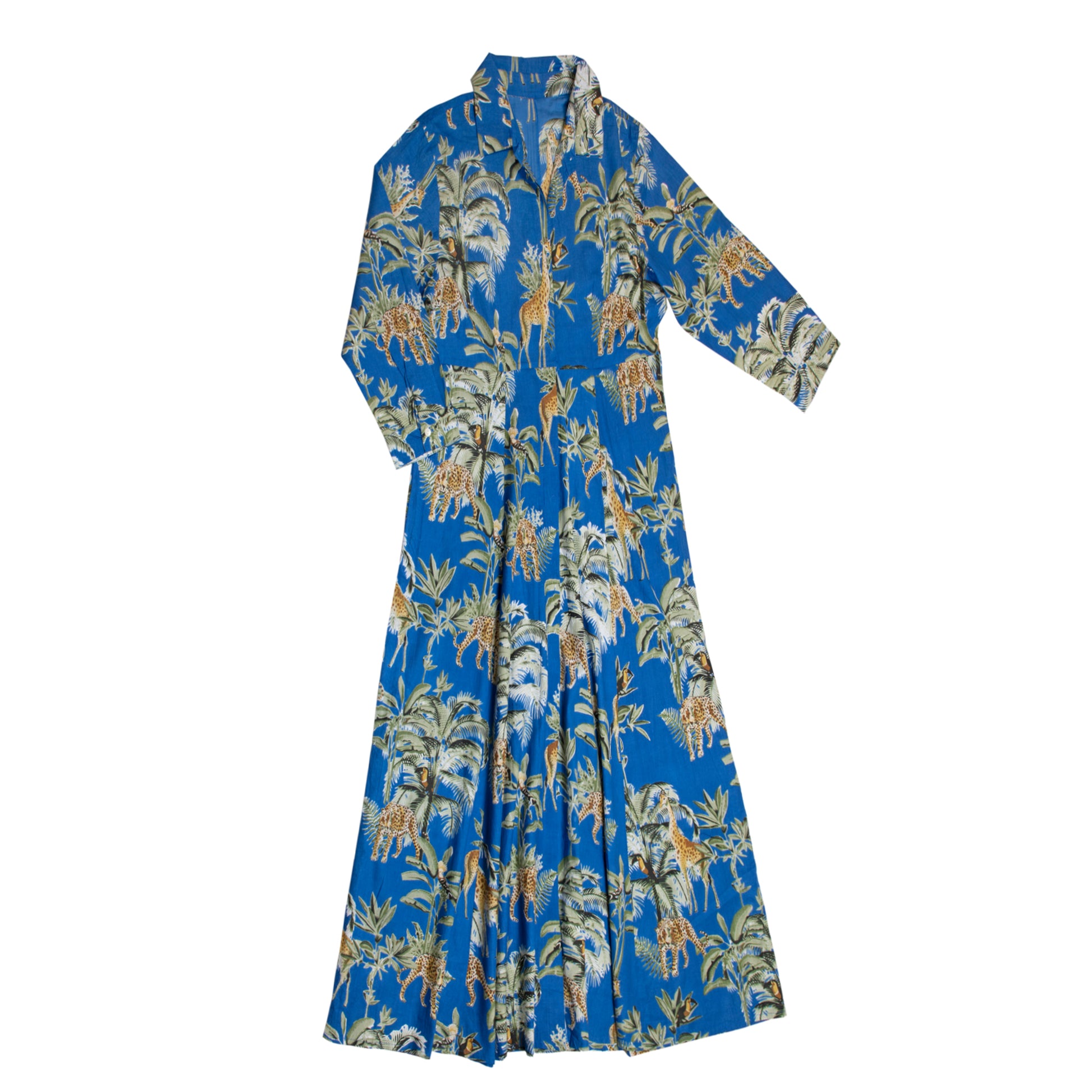 Cotton shirt dress