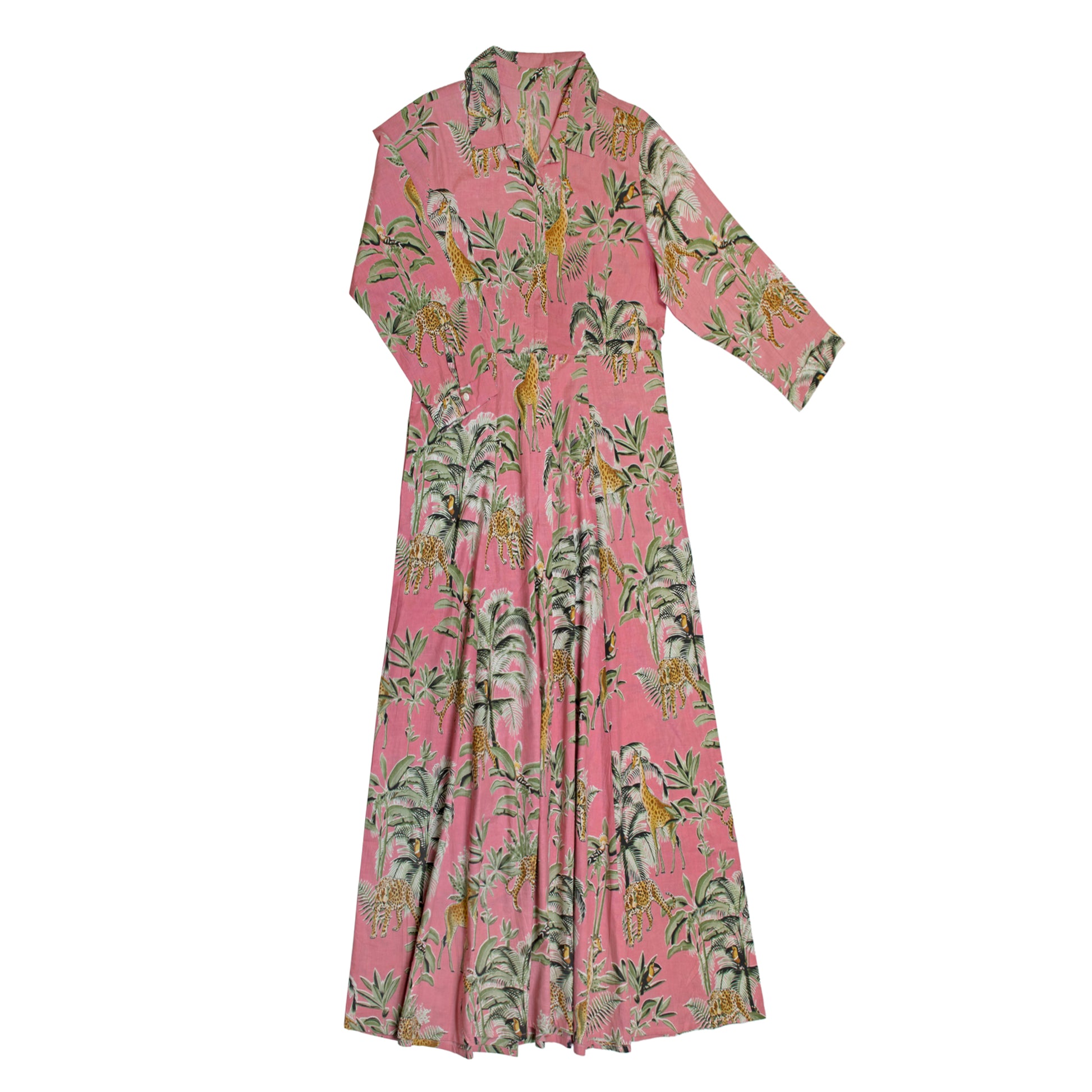 Cotton shirt dress