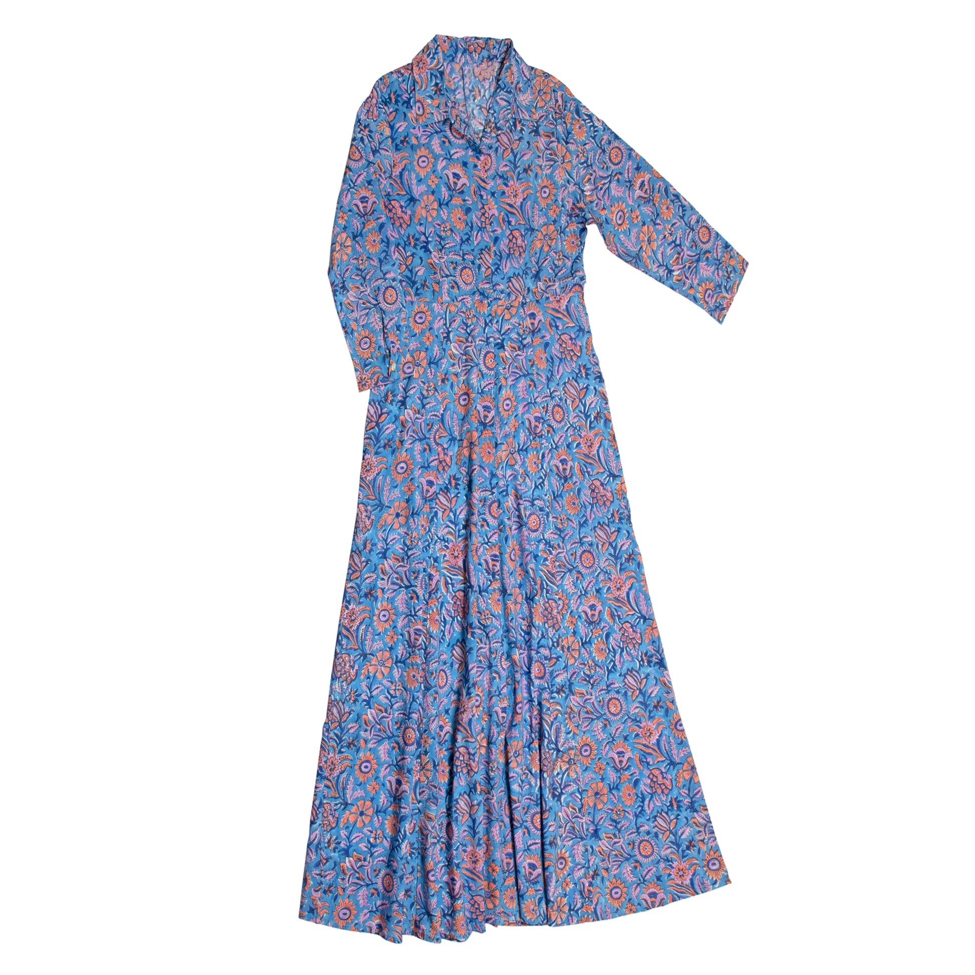 Cotton shirt dress