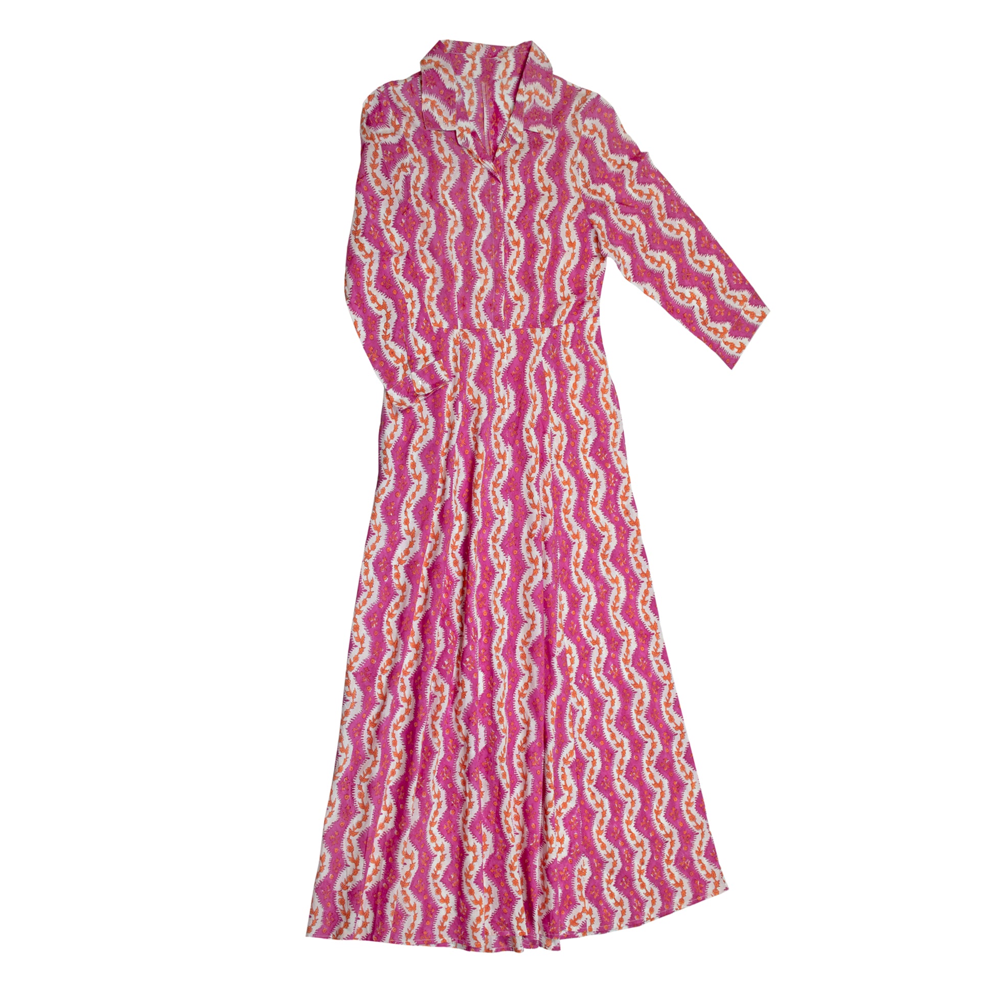Cotton shirt dress